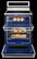 Alt View 2. KitchenAid - 6.7 Cu. Ft. Self-Cleaning Freestanding Double Oven Electric Induction Convection Range.