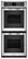 Front. Whirlpool - 24" Built-In Double Electric Wall Oven - Stainless Steel.