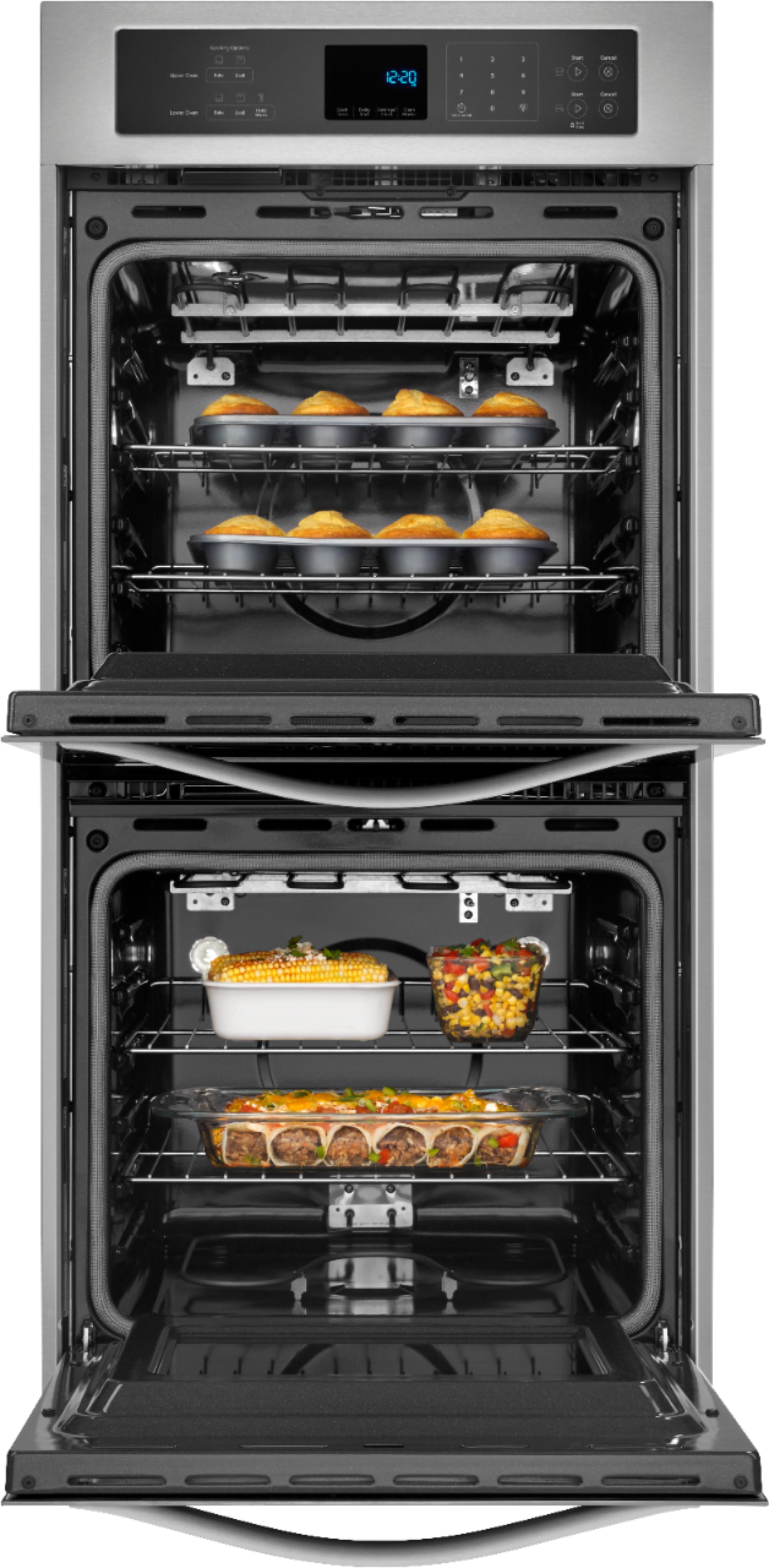 Best Buy Whirlpool 24 Built In Double Electric Wall Oven Stainless