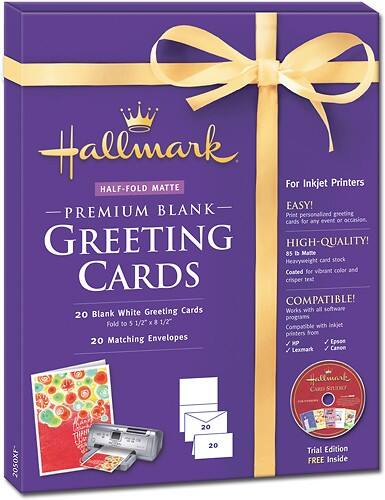 blank greeting cards for inkjet printing