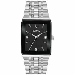 Bulova - Quadra Diamond Mens Watch - Stainless Steel - (2025)