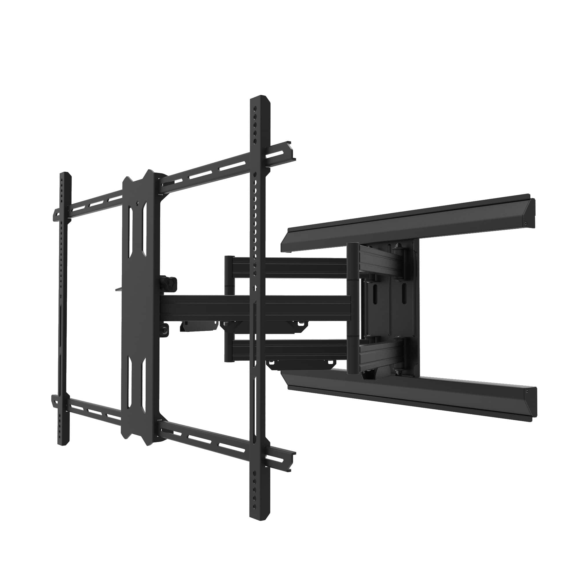 Kanto - Pro Series Full Motion TV Wall Mount with Adjustable Offset for 55" - 120" TVs - Black