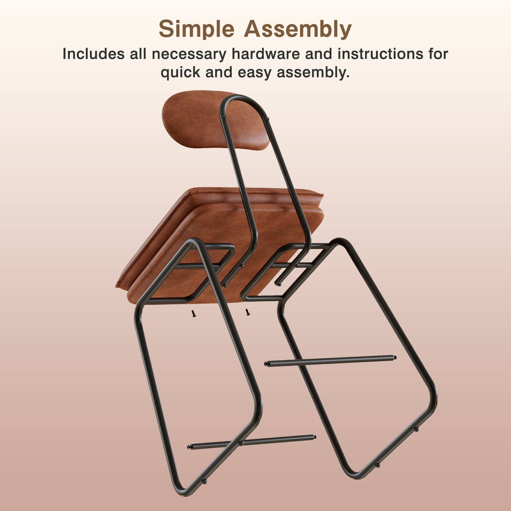 Simple Assembly  
Includes all necessary hardware and instructions for quick and easy assembly.