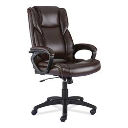 Alera - Brosna Series Mid-Back Task Chair, Supports Up to 250 lb, 18.15" to 21.77" Seat Height, Seat/Back, Base - Brown