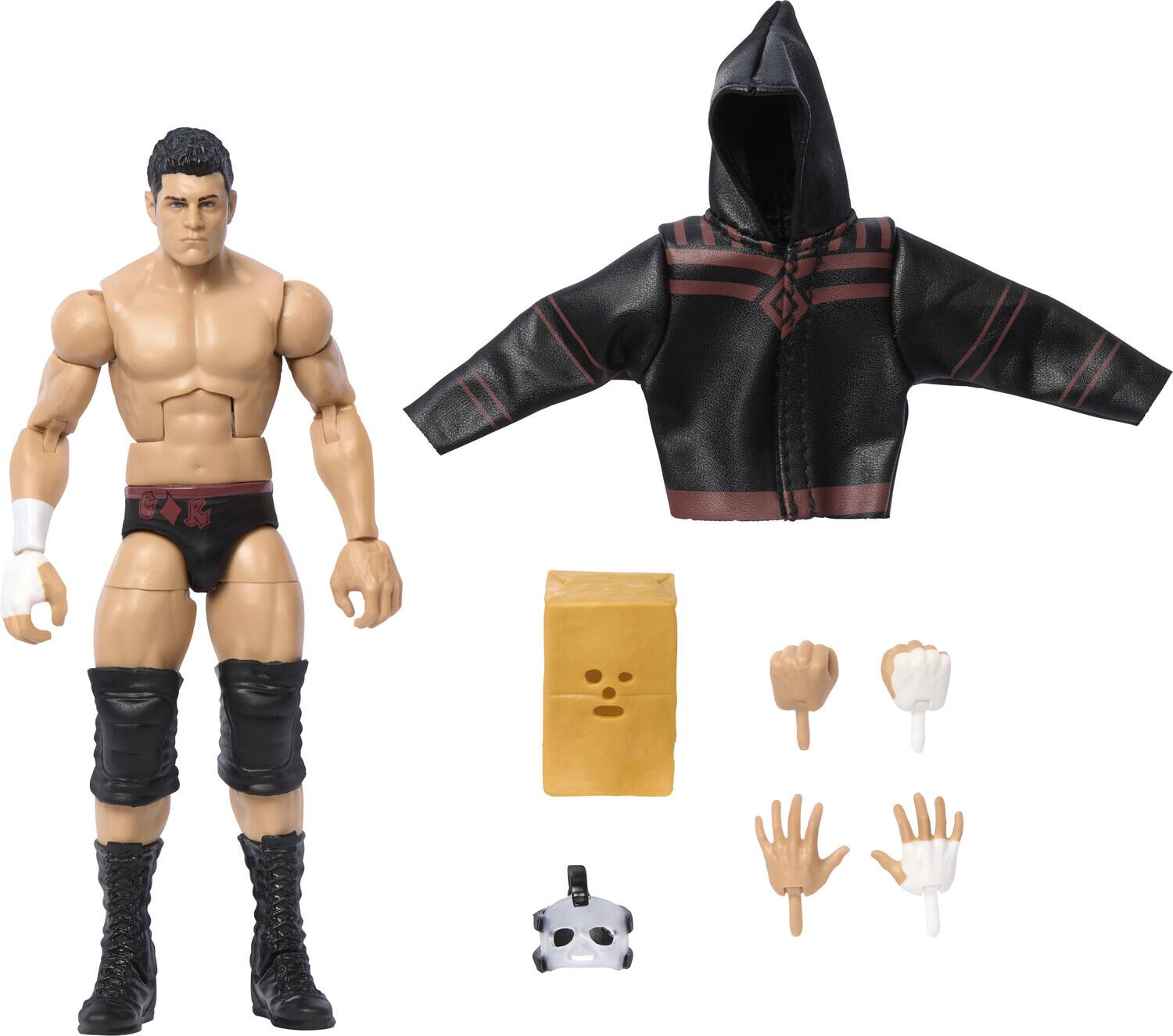 Front. Mattel - Mattel WWE Elite Action Figure & Accessories, Greatest Hits 2025, 6-inch Collectible Cody Rhodes - Collectibles - Multicolor.