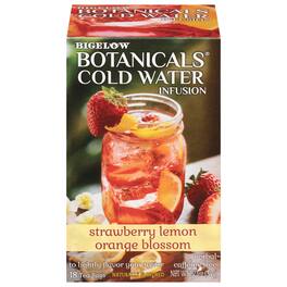 Bigelow - Strawberry Lemon Orange Blossom Herbal Infusion - Case of 6 - 18 Bags