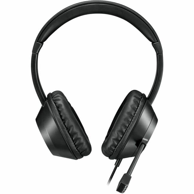 Adesso - Xtream P7 Wired Stereo Headset With AI Controls - Stereo - USB Type A, USB Type C - Wired - 32 Ohm - 20 Hz to 20 - Black