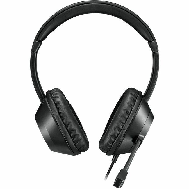 Front. Adesso - Adesso Xtream P7 Wired Stereo Headset With AI Controls - Stereo - USB Type A, USB Type C - Wired - 32 Ohm - 20 Hz to 20 - Black.