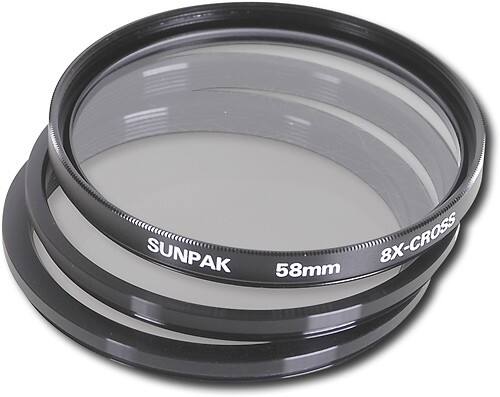 Tocad - 52/55/58mm Cross-Star 8-Point Lens Filter-Front_Standard 