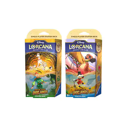 SINGLE-PLAYER STARTER DECK
Disney LORCANA TRADING CARD GAME
INTO THE INKLANDS 8+ STARTER DECK
