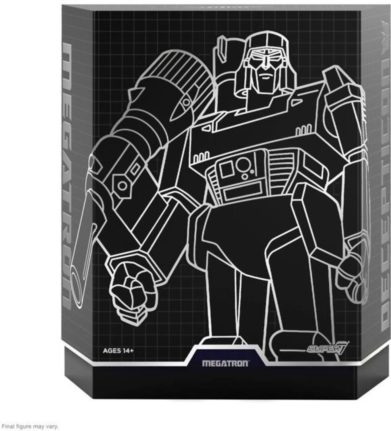 AGES 14+ MEGATRON SLIPPER/ Final figure may vary.