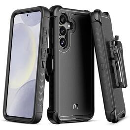 Mybat Pro - Maverick Series Case with Holster for Samsung Galaxy S25 Plus - Black