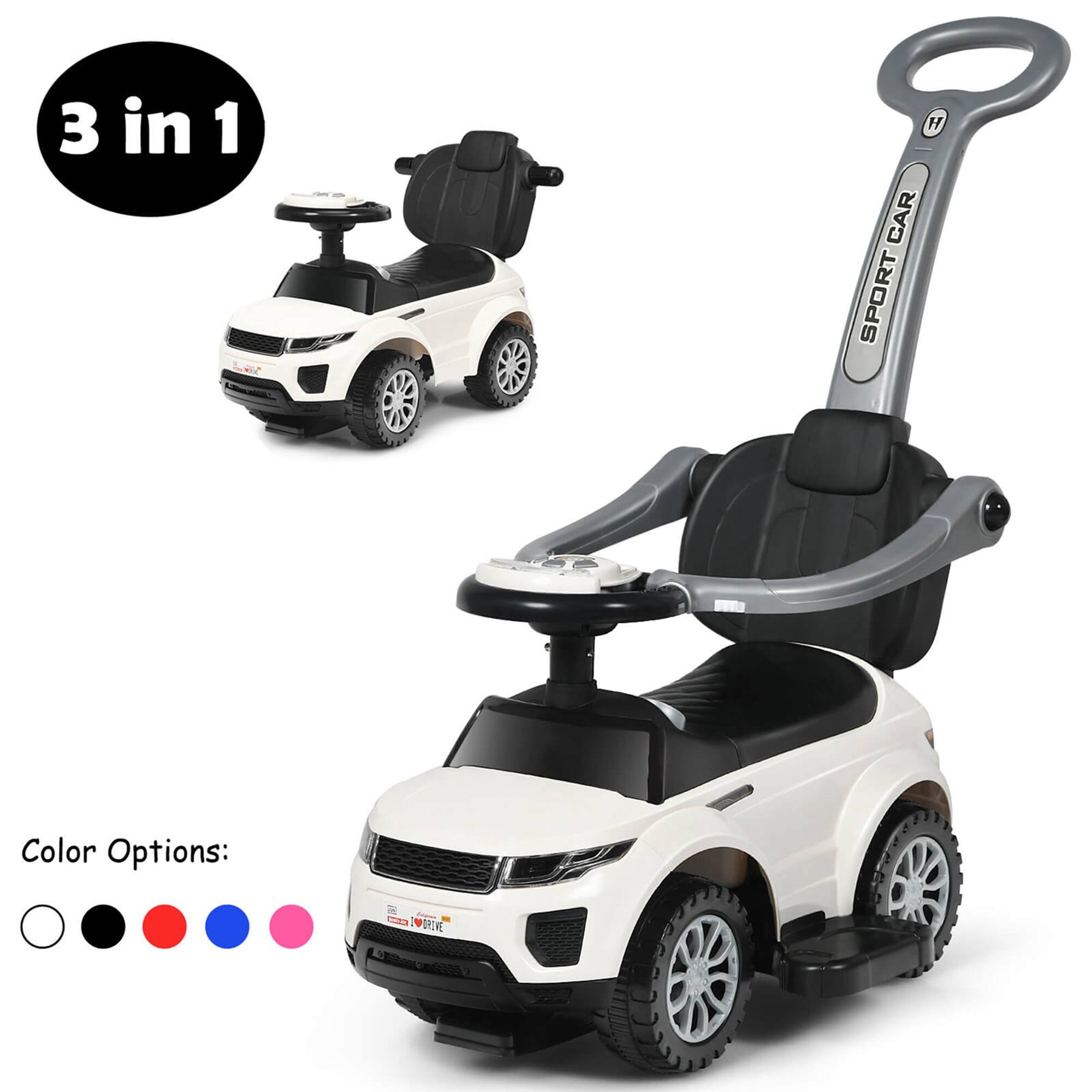 3 in 1

Color Options:
- White
- Black
- Red
- Blue
- Pink

SPORT CAR