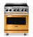 Front. Viking - 5 Series 4.7 Cu. Ft. Freestanding Electric Induction Range - Daffodil.