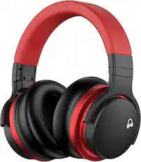 Front. MOVSSOU - Classic E7 Bluetooth Active Noise Cancelling Headphones with Upgraded HD Sound Vivid Deep Bass.