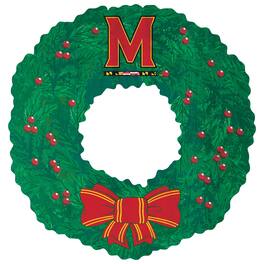 Fan Creations - Maryland Terrapins 16'' Team Wreath Sign - Green