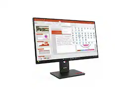 Lenovo - ThinkVision T27-40 27" Full HD LED Monitor - 1920x1080 - 120Hz - USB-C, HDMI, VGA, DP, USB Hub - Eclipse Black