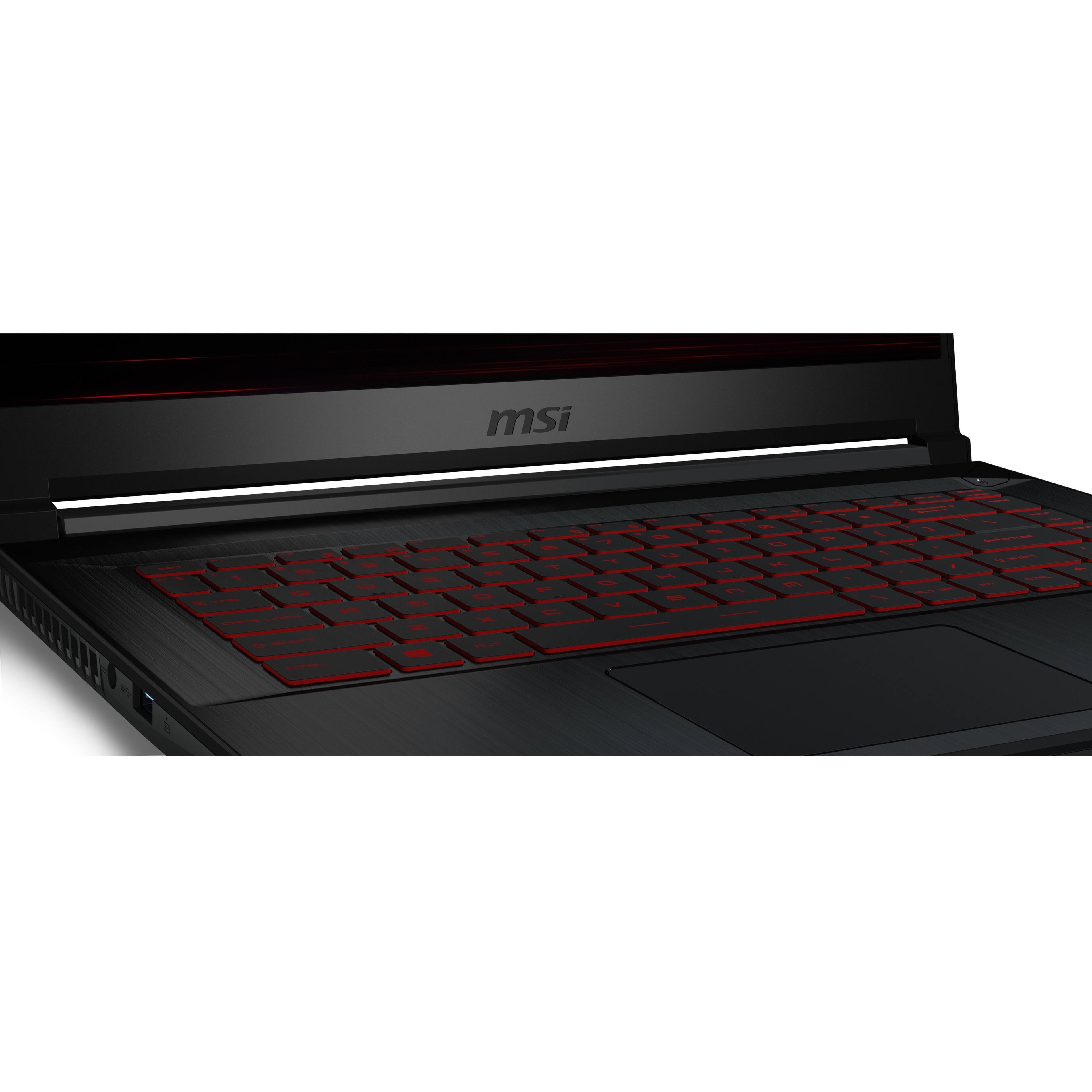 MSI laptop computer.