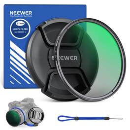 Neewer - 77mm CPL Filter + Lens Cap, Ultra Slim