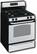 Angle Standard. GE - 30" Self-Cleaning Freestanding Gas Range - Stainless-Steel.