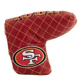 Team Golf - San Francisco 49ers Quilted Blade Putter Cover - Multicolor