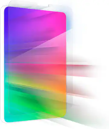 Front. ZAGG - ZAGG Screen Protector FIT Apple iPad 2022 Glass Elite visionguard Clear -(ZAG200110253) - Clear.