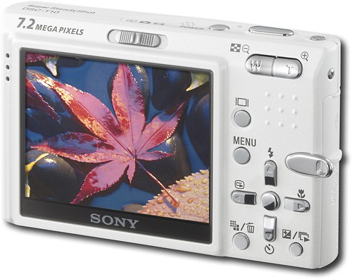 Sony Cyber-shot DSC-T10 7.2MP Digital Camera - Silver for sale online
