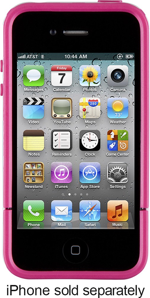 bijtend Intrekking Groenland Best Buy: Speck Candyshell Flip Case for Apple® iPhone® 4 and 4S White/Pink  Raspberry SPK -A0822