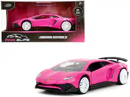 Lamborghini Aventador SV Pink "Pink Slips" Series 1/32 Diecast Model Car by Jada - Pink
