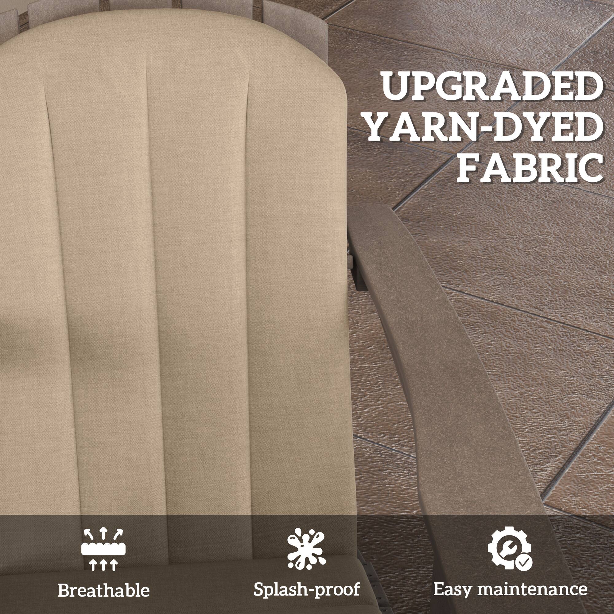 UPGRADED YARN-DYED FABRIC, Breathable, Splash-proof, Easy maintenance