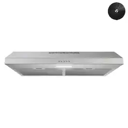 Streamline - 30 inches - Externally Vented - Under cabinet Range Hood - Brushed Stainless Steel