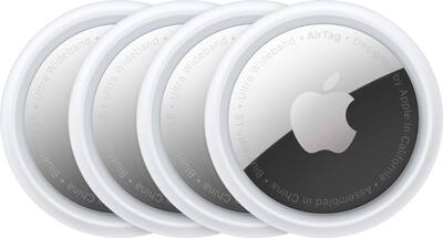 Apple AirTag 2個 Apple AirTag 2-Pack Air Tag and Two Hard Plastic Keychain