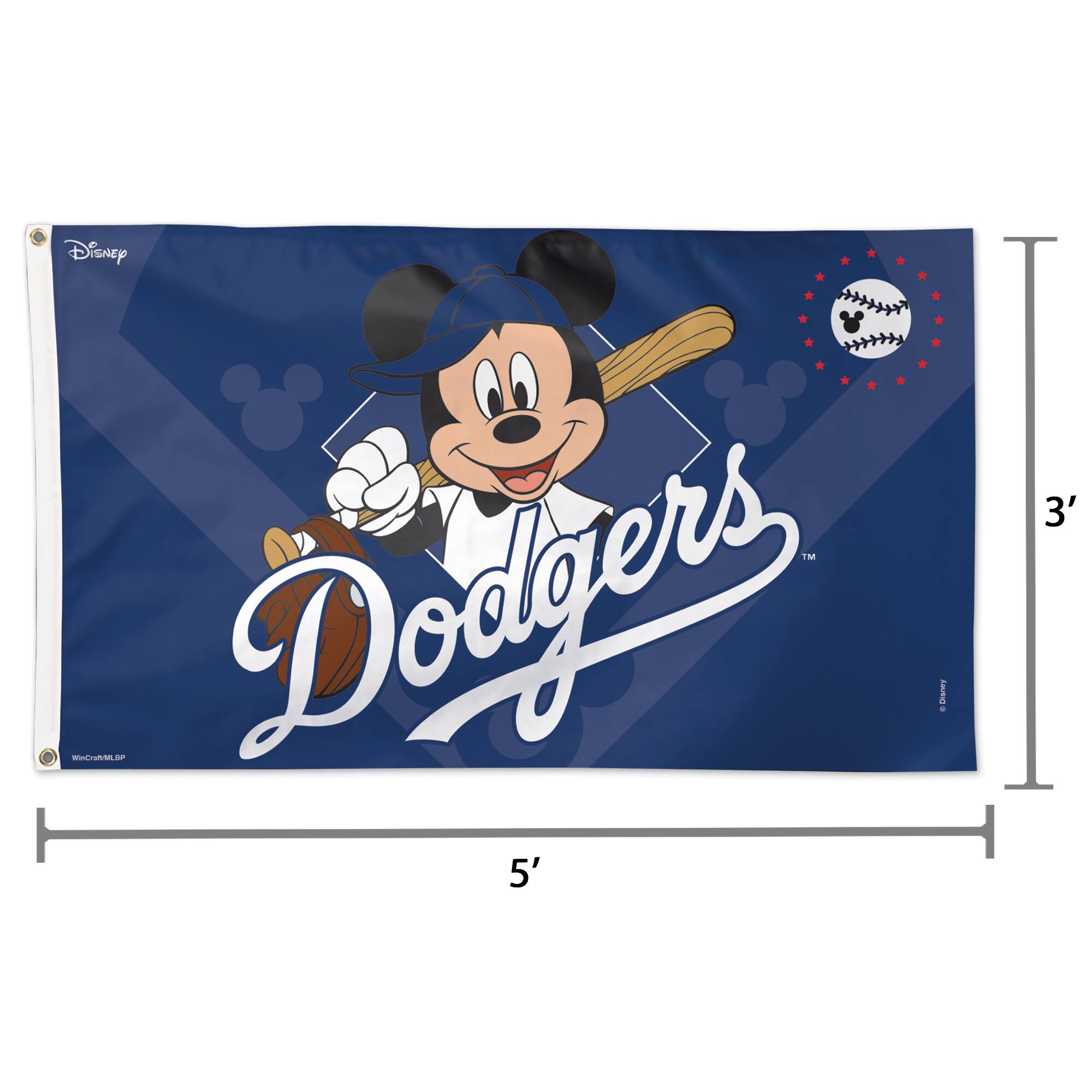 Disney 3' x 5' WENSEP Dodgers
