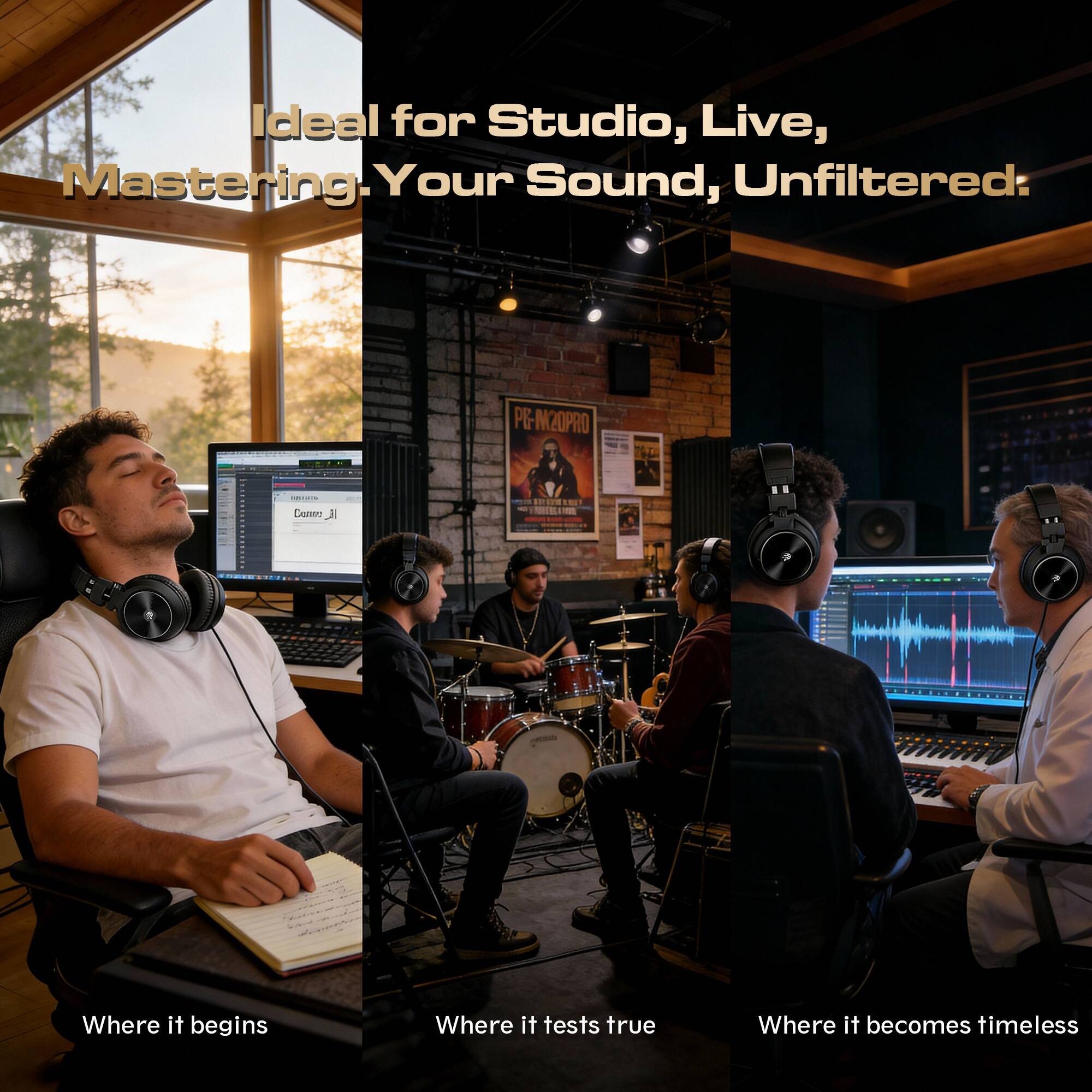 Ideal for Studio, Live, Mastering. Your Sound, Unfiltered:

Where it begins

Where it tests true

Where it becomes timeless