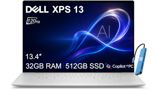 DELL XPS 13
120Hz
AI
13.4" 32GB RAM 512GB SSD Copilot+ PC
