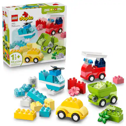 LEGO duplo
10747
My First Creative Vehicles
42 pcs/pzs
1½+
CREATIVE SOLUTIONS
LEARN TO BE CREATIVE - LEARN TO BE PATIENT