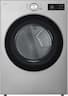 LG - 7.4 Cu. Ft. Smart Gas Dryer with Steam and AI Sensor Dry - Graphite Steel