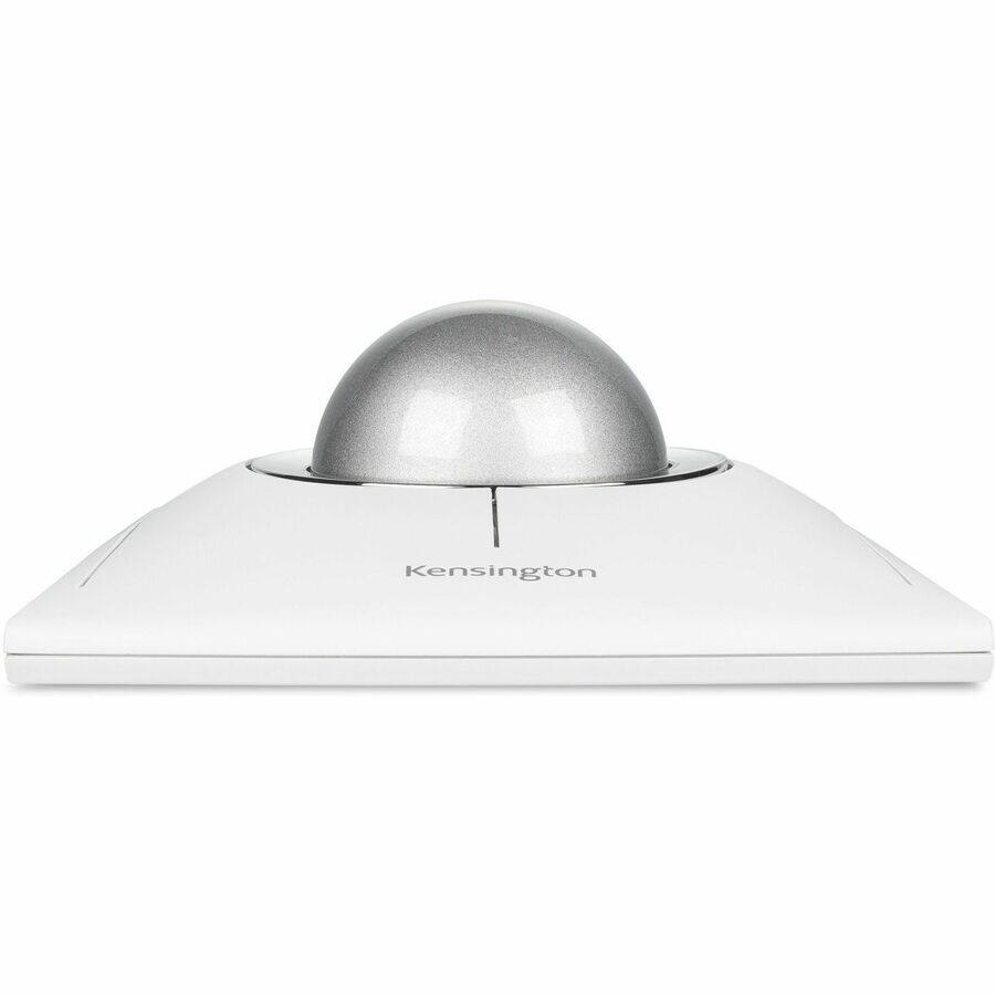 Alt View 1. Kensington - Kensington SlimBlade Pro EQ Trackball - Optical - Cable/Wireless - Bluetooth/Radio Frequency - 2.40 GHz - Rechargeable - White.