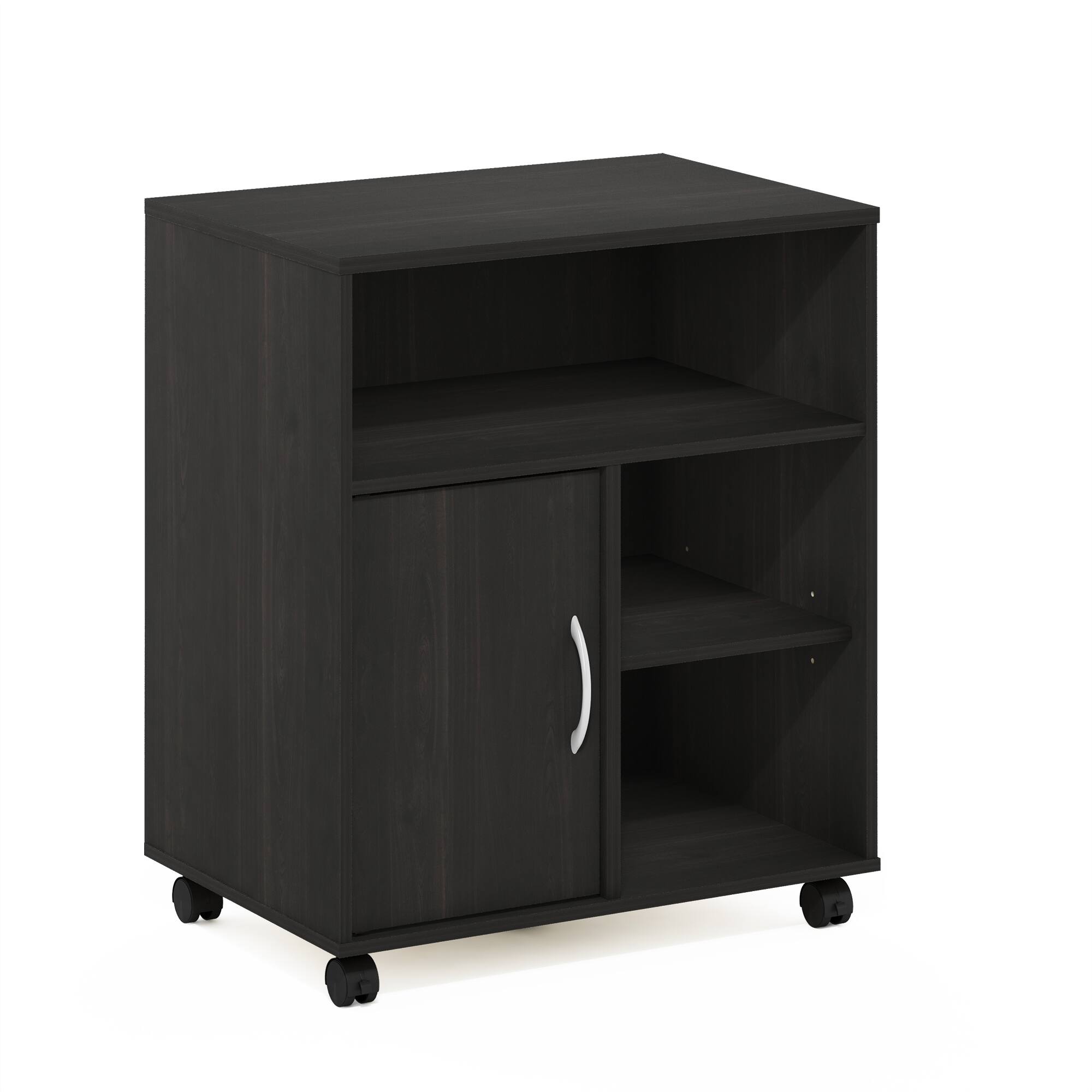 Front. Furinno - Econ Home Office Under Desk Printer Holder with Wheels.