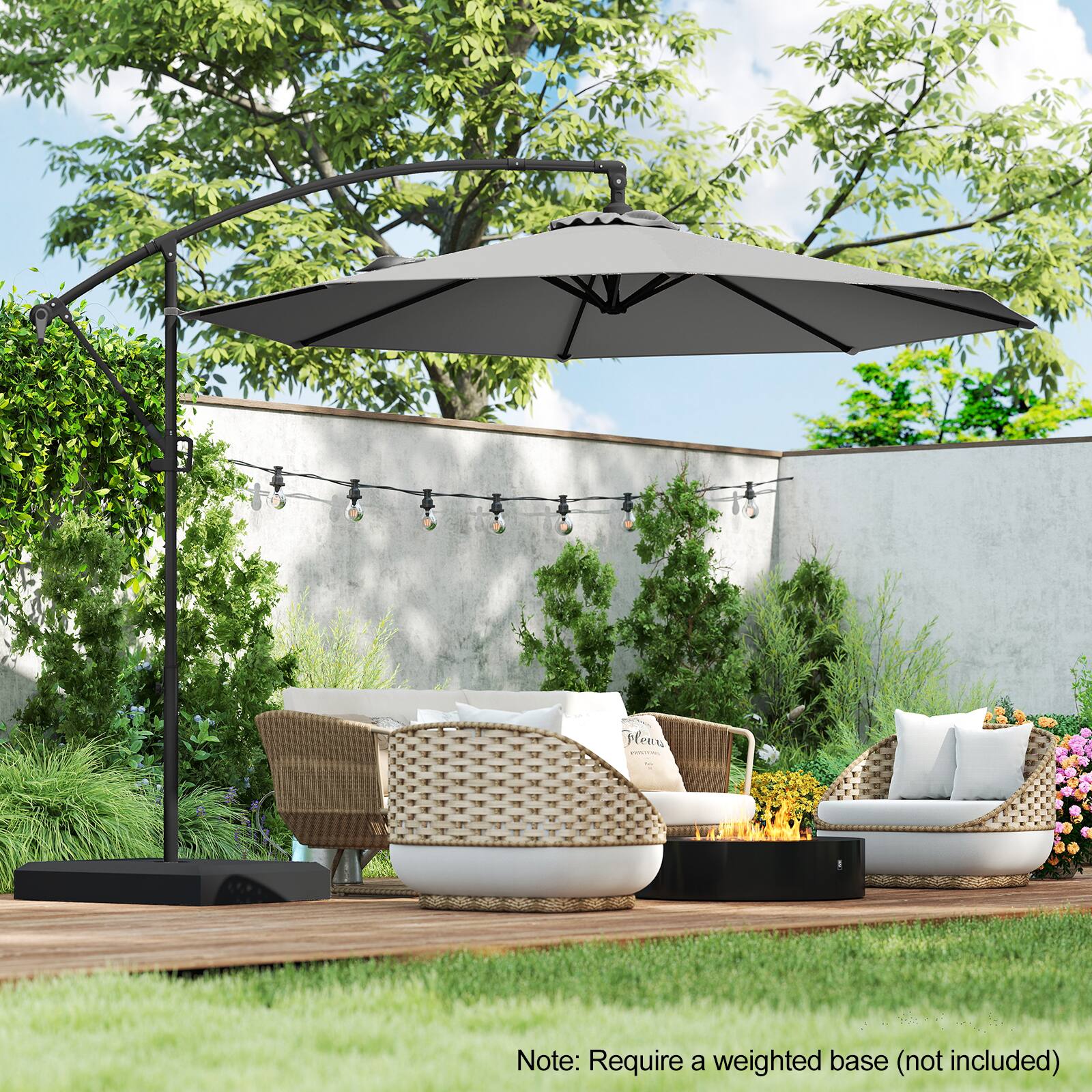 Note: Require a weighted base (not included)