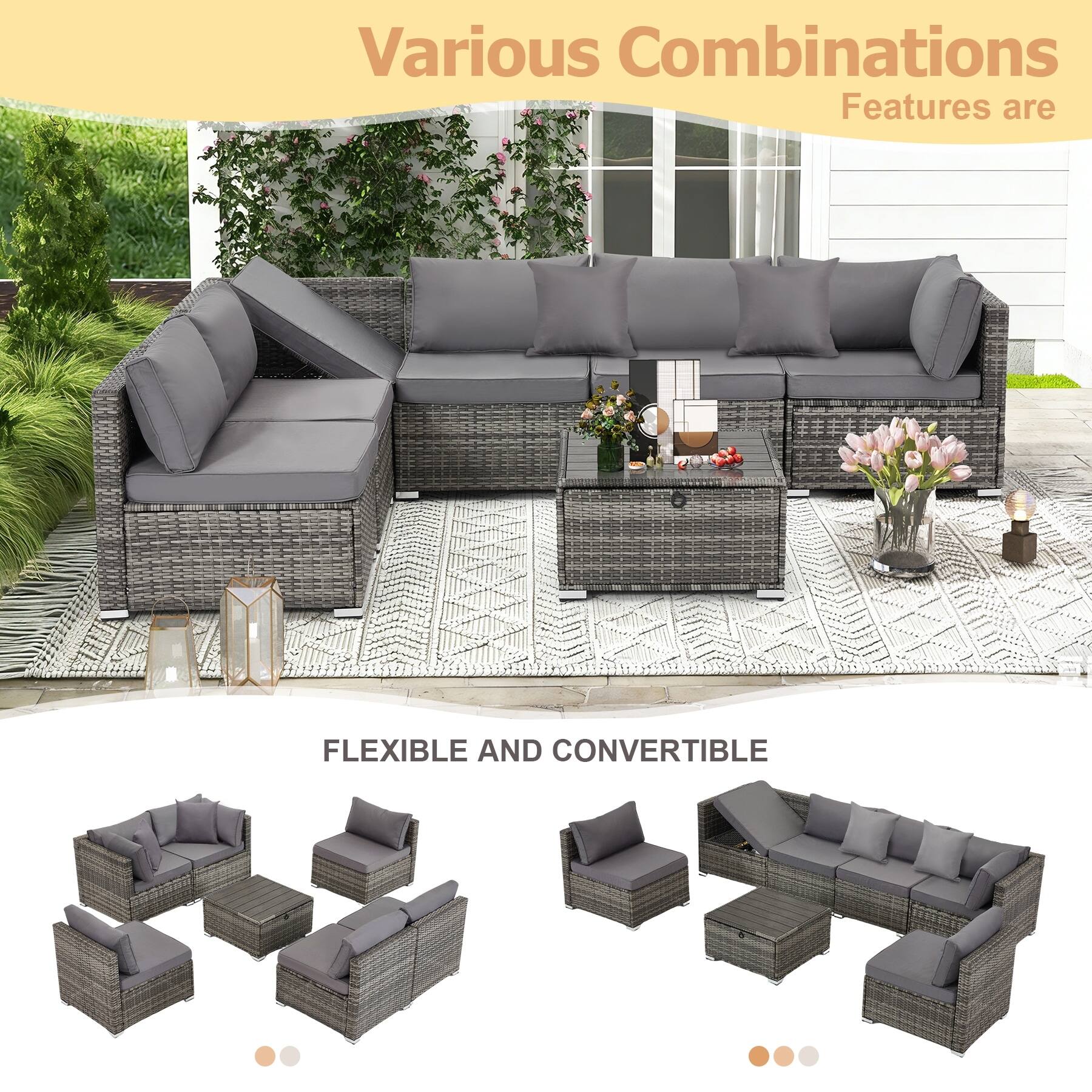 Various Combinations  
Features are  
FLEXIBLE AND CONVERTIBLE