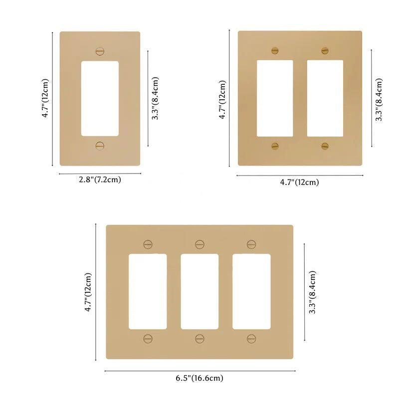 4.7" (12cm)  
7" (12cm)  
3.3" (8.4cm)  
2.8" (7.2cm)  
6.5" (16.6cm)