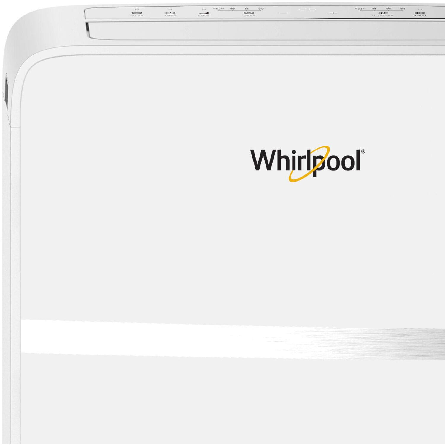 Alt View 16. Whirlpool - 275 Sq. Ft 10,000 BTU Portable Air Conditioner - White.