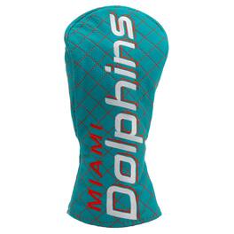 Team Golf - Miami Dolphins Quilted Fairway Headcover - Multicolor