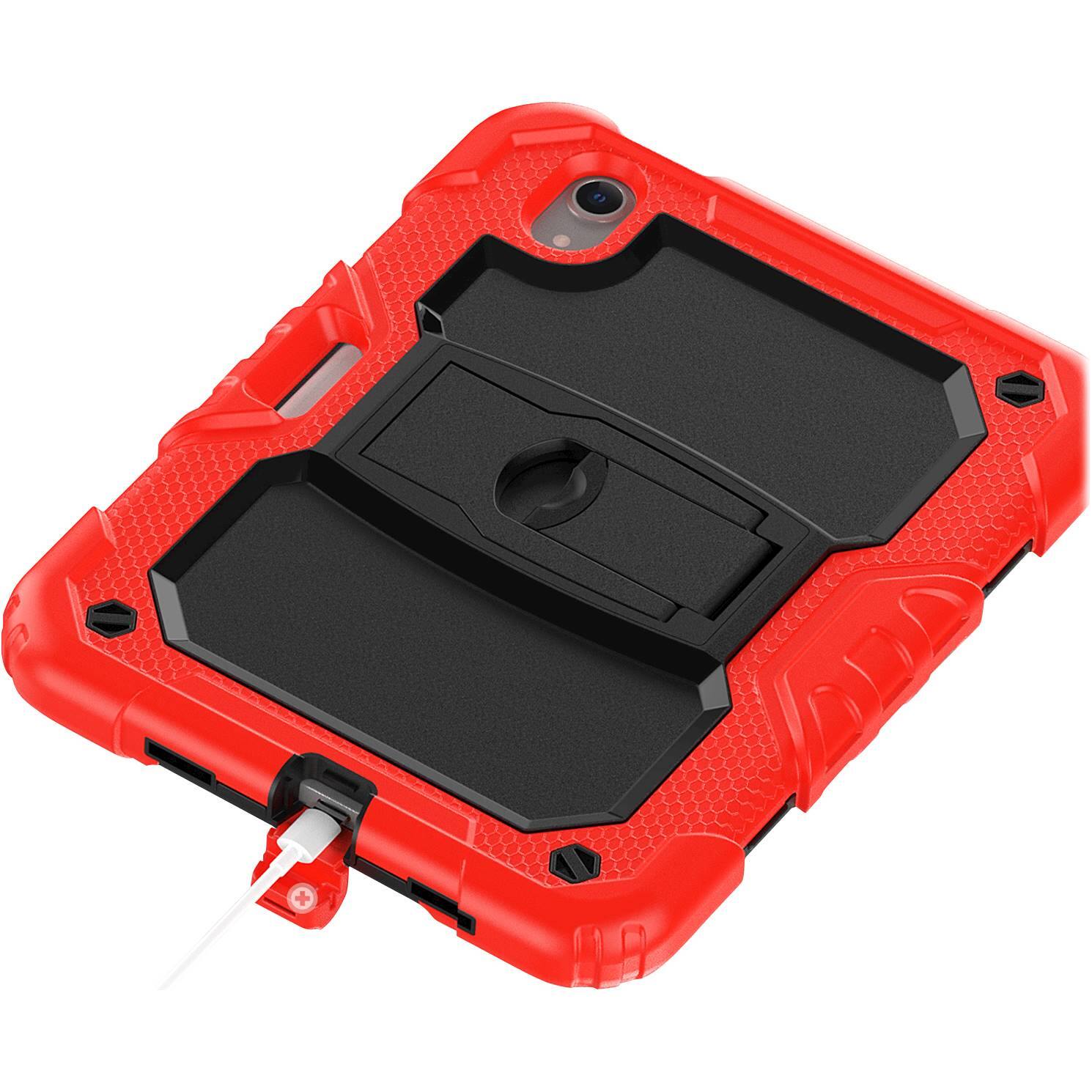 Alt View 13. SaharaCase - Defence Series Case for Apple iPad mini (A17 Pro) and Apple iPad mini (6th Generation 2021) - Red.