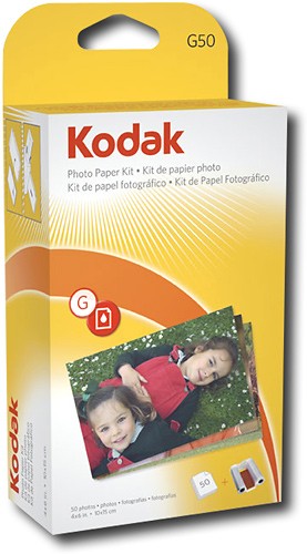 Kodak G50 Media Kit for G600 Printer Dock 50 Prints 