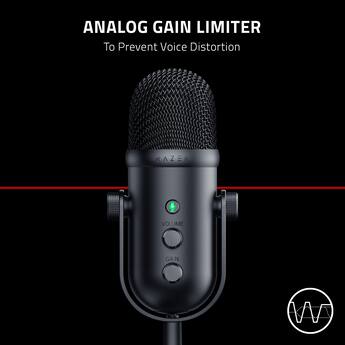 Razer Seiren V2 Pro Professional grade USB Microphone Black RZ19 Razer Seiren V2 Pro Professional grade USB Microphone Black RZ19
