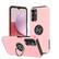 Front. Entronix - Entronix Bundle for Galaxy A16 - 360º Circular Ring Case & 2 Clear Screen Protectors - Pink.