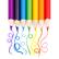 Angle. Cra-Z-Art - Classroom Pack: Colored Pencils - 250 Pieces - 10 Assorted Colors Set.