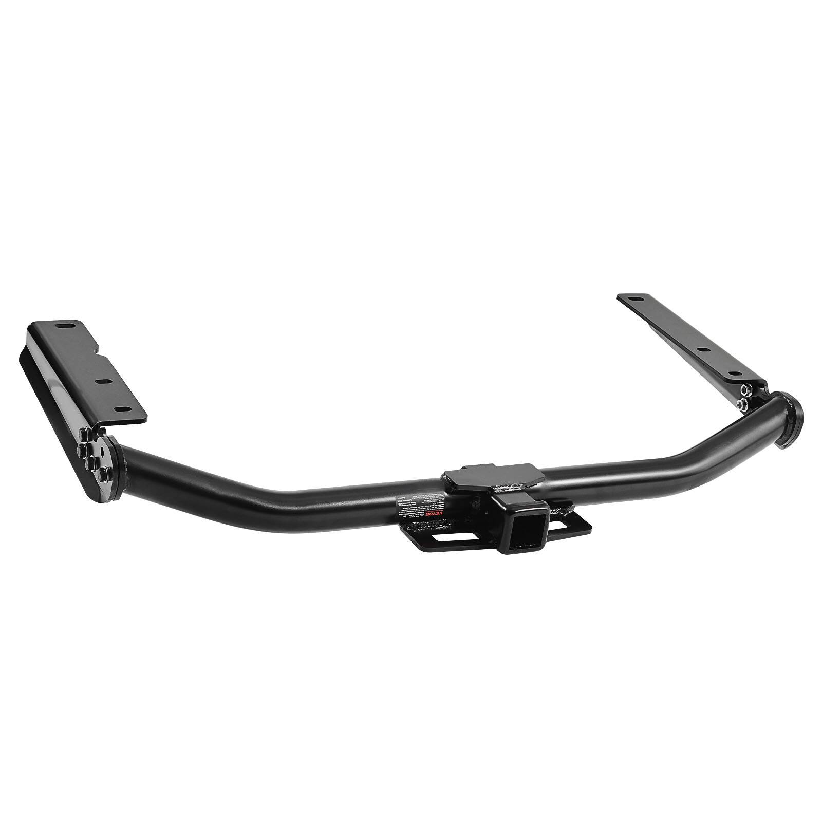 Alt View 5. VEVOR - Class 3 Trailer Hitch, 2-Inch Receiver, Compatible with 2014-2019 Toyota Highlander, Q345B Steel Tube Frame - Black.